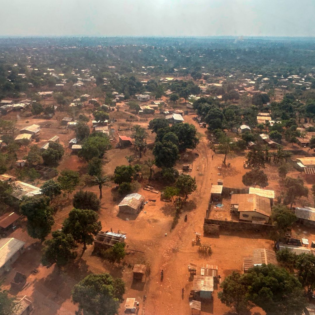 Vista aérea de Bangui, República Centroafricana. Foto: AP/ Archivo